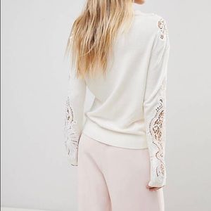 Ted Baker London Lace Shelsin Sweater Size 3